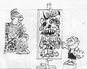 Picasso cartoon