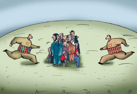 European cartoonts respond to Danish Cartoon Crisis